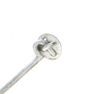 Galvanised cast cabin hook