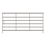 Galvanised metal hurdle