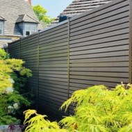 DuraPost Urban fence panelling in Anthracite