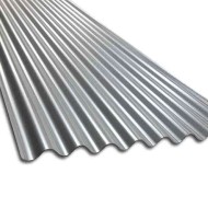 This image is of a 0.7mm thick galvanised corrugated sheet