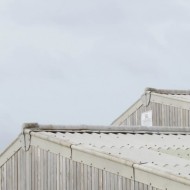 Euro Six fibre cement diamond finial shown on the end of a fibre cement shed