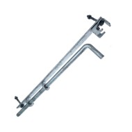 Drop bolt for metal gates