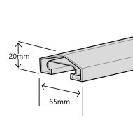 DuraPost capping rail dimensions