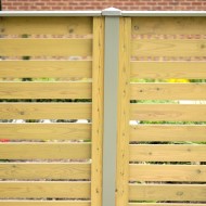 DuraPost cover strip shown on a DuraPost classic post