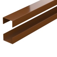 DuraPost Urban rails for DuraPost Urban composite fence boards