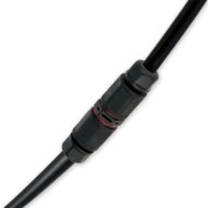 Earth cable connection set with wires attached