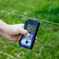 Rutland fence doctor shown attached to a fence