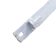 Full length hinge plate for 45" gates