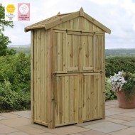 Zest garden bar with the doors closed