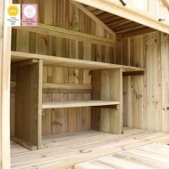 Zest garden bar inside view of the shelves