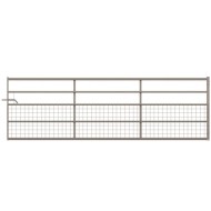Half mesh metal field gate