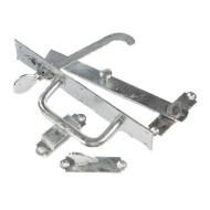 Galvanised heavy duty wooden gate latch