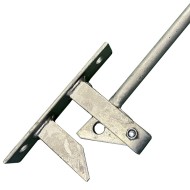 Hunting latch close up view