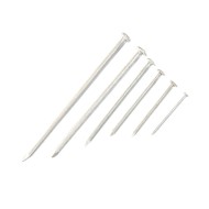 Galvanised nails in different sizes