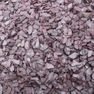 Plum slate chippings