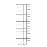 Measurements of a Tornado high tensile galvanised R12/110/8 torus stiff stay horse net