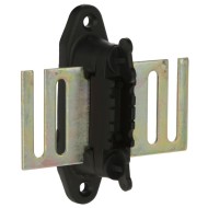 Rutland gate and tape insulator with galvanised plate