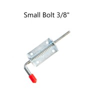 Small spring loaded bolt