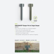 Information about the FENCEMATE® Sleeper pin straight bracket