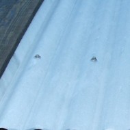 Roof with 22mm self drilling stitcher attached