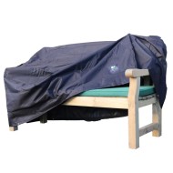 Cover half open on the Zest Emily wooden garden bench