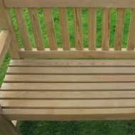 Top view of the Zest Emily 3 seater bench