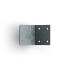 FENCEMATE® Sleeper angle bracket, galvanised 85mm x 85mm x 80mm x 2.5mm