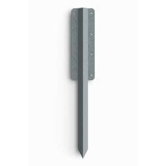 FENCEMATE® Double sleeper pin straight bracket, galvanised 750mm x 2mm