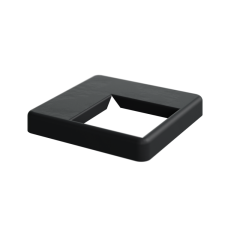 Birkdale DuraPost black cover plate for corner post bolt down