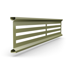 DuraPost Slatted Trellis in Olive Grey 1.83m in length