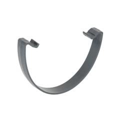 BR070G spare gutter clip for 115mm deep flow gutter, in grey