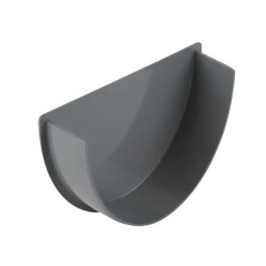 BR076 Stop End Internal for 115mm deep flow, in grey
