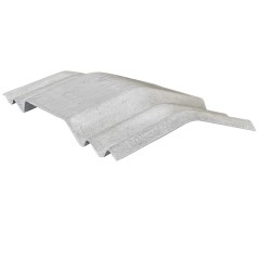 Briarwood vented fitted ridge for use with euro six fibre cement sheets