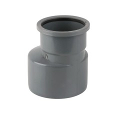 Brett Martin BS423G 110mm soil pipe to 160mm drain connector in grey