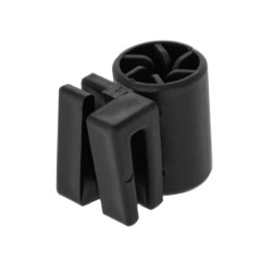 Rutland charge insulator for round and oval steel posts