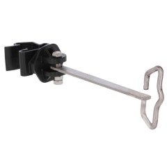 Rutland T-post tape/rope corner solution