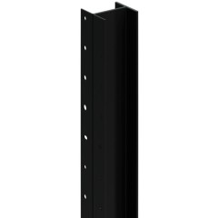 DuraPost classic black powder coated metal fence post