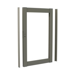 DuraPost aluminium Olive Grey gate frame