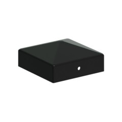 DuraPost post cap with bracket shown in black