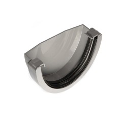 External stop end for deep style 170mm plastic guttering