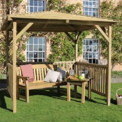 Zest Knutsford Pavilion shown here in a garden setting