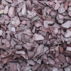 Plum slate chips