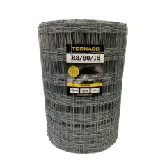 Tornado R8/80/15 Stiff Stay high tensile stock fencing roll in 250m length