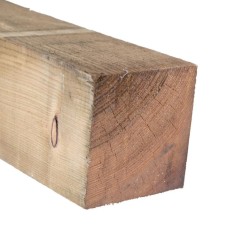 10ft blunt wooden square fencing post