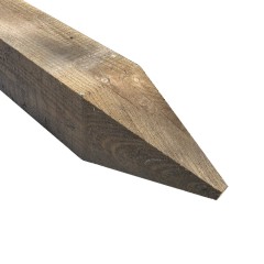 Wooden Square fence post pointed