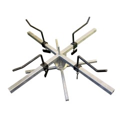 Wire dispenser for fencing wire also known as a spinning jenny