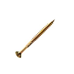 Zinc coated yellow woodscrew