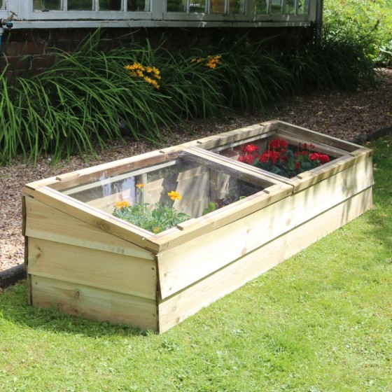 Wooden Planters For Garden Zest Large Cold Frame
