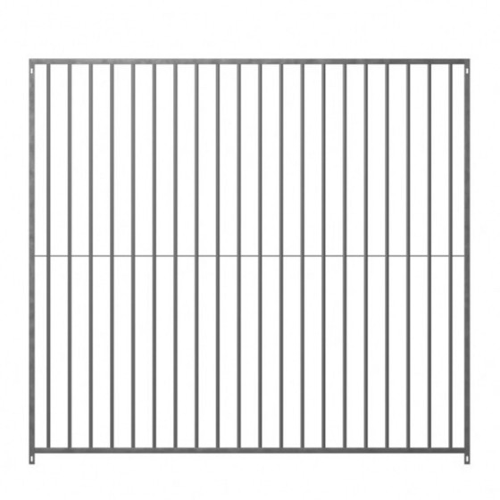 This dog pen side/back panel has 75mm spacings between bars, making these dog pen panels perfect for medium to large dogs.