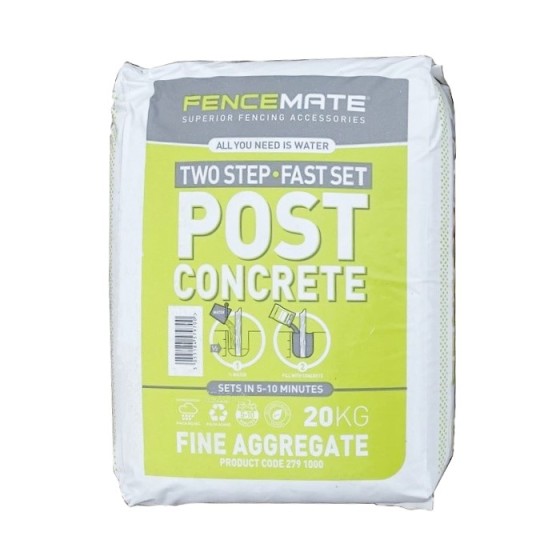 Fencemate Postcrete (Post Mix) 20kg Bag Rapid Set Concrete